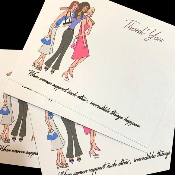 handmade notecards with my artwork Women empowering women - Picture 2 of 2